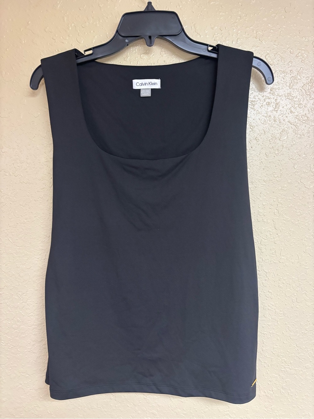 Calvin Klein Black Scoop Neck Tank